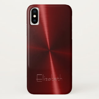Case-Mate iPhone Case Métal en acier radial brillant cool