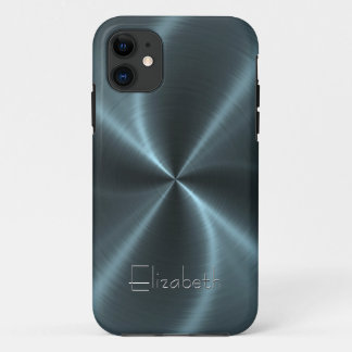 Coque Case-Mate Pour iPhone Métal en acier radial brillant frais