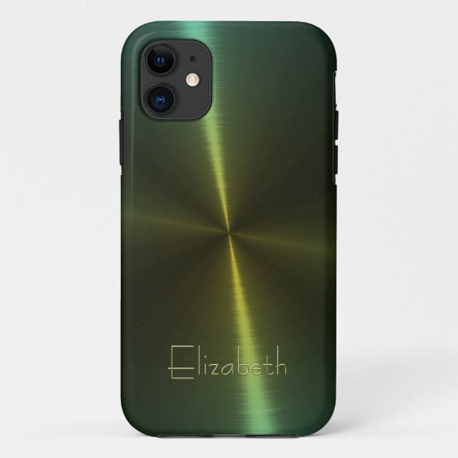 Coques Case-Mate iPhone Métal en acier radial brillant frais 29 (Dos)