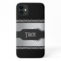 Métal et chaîne d'argent personnalisé