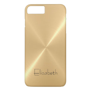 Coque iPhone 8 Plus/7 Plus Métallurgie métallique en acier inoxydable Pale 