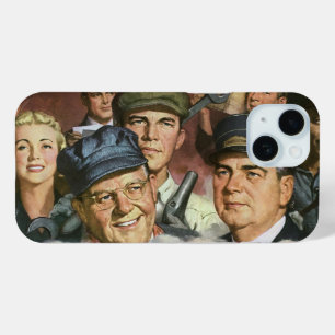 Coque Case-Mate iPhone Métiers commerciaux, patriotisme patriotique vinta