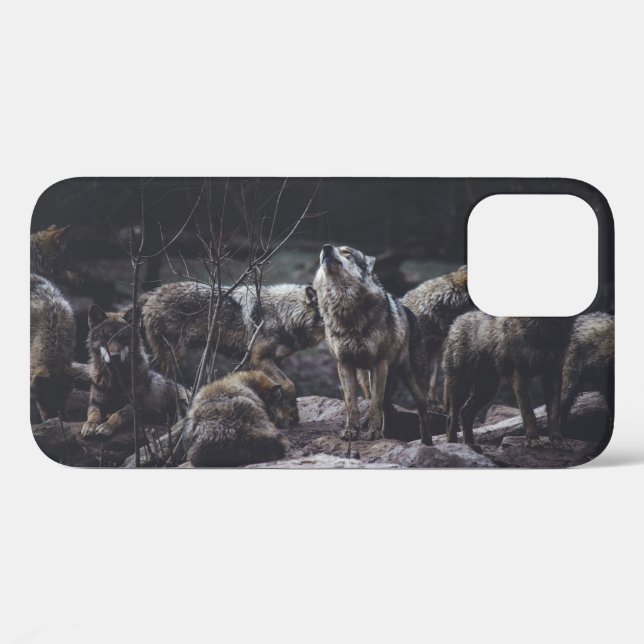 Coques Case-Mate iPhone Meute de loups (Verso (horizontal))