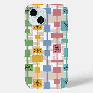 Coque Case-Mate iPhone Mi-siècle moderne géométrique Multicolore 1