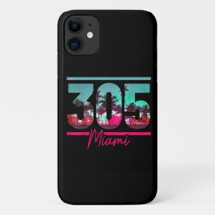 Case-Mate iPhone Case Miami 305 indicatif régional Floride vintage palmi