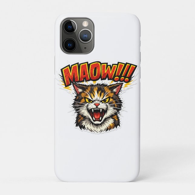 Coques Case-Mate iPhone Miaow!! | Funny Cat Phone Case for Cat Lovers (Dos)