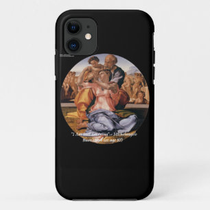 Coques Pour iPhone Michelangelo Art & Célèbre Citation "Apprendre"