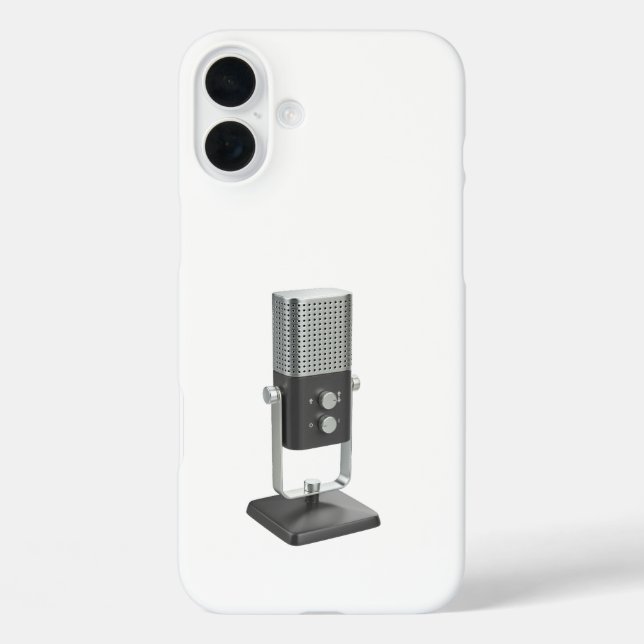 Coques Case-Mate iPhone Microphone studio moderne (Verso)