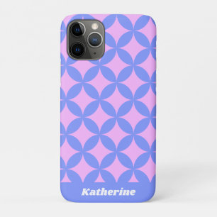 Case-Mate iPhone Case Mid Century Motif rose violet  personnalisé
