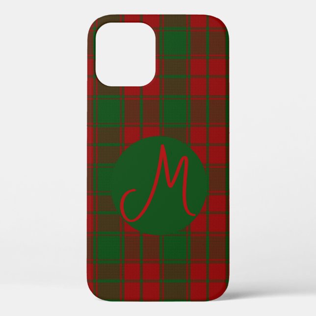 Coques Case-Mate iPhone Middleton Tartan Monogrammé (Verso)