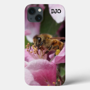 Etui iPhone 13 Miel Abeille Pollinant Crabelle Rose Fleuve Arbre