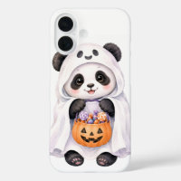 Mignon fantôme d'Halloween Panda Citrouille Candy