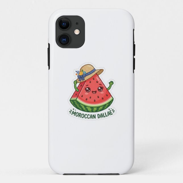 Coques Case-Mate iPhone Mignon Kawaii Dallae Marocain Autocollant Traditio (Dos)