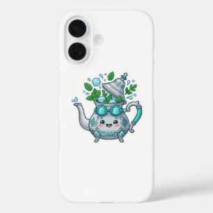 Coque Pour iPhone 16 Mignon Kawaii Thé à la Menthe Glacé Marocain Autoc