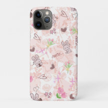 Mignon lapin japonais Kawaii et carreaux gingham r