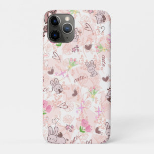 Case-Mate iPhone Case Mignon lapin japonais Kawaii et carreaux gingham r