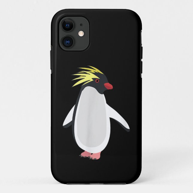 Coques Case-Mate iPhone Mignon Manchot Rockhopper Drôle Animal Antarctique (Dos)