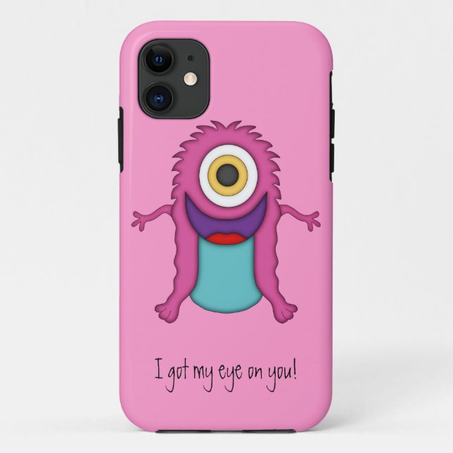 Coques Case-Mate iPhone Mignon Monstre-A obtenu mon oeil sur vous ! (Dos)