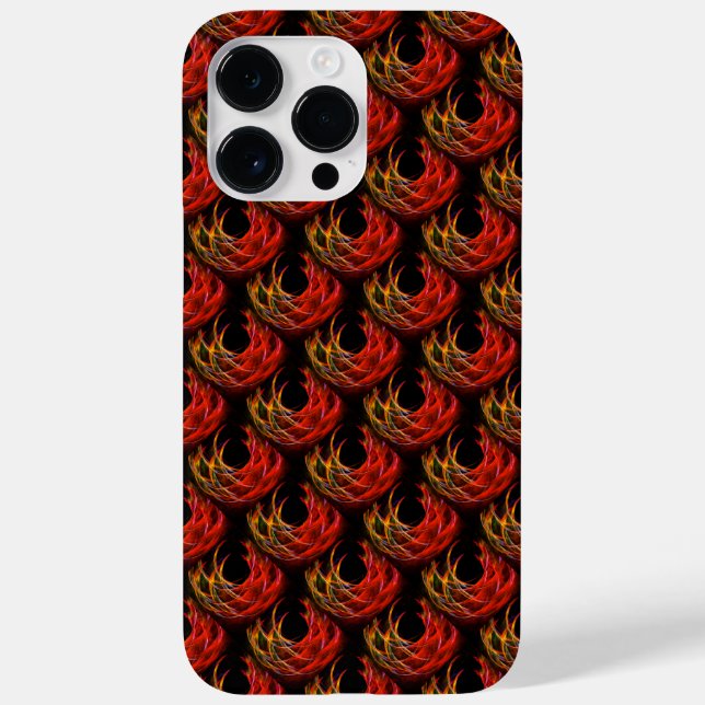 Coques Case-Mate iPhone Mignon motif d'art abstrait élégant boho moderne # (Verso)