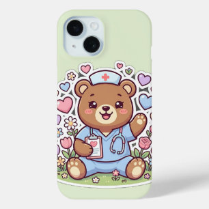 Coque Case-Mate iPhone Mignon Ourson Infirmière Kawaii Soins de santé iPh