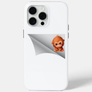 Coque Case-Mate iPhone mignon singe sous le patch