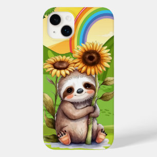 Coque Case-Mate iPhone mignonette amateurs de paresseux de tournesol