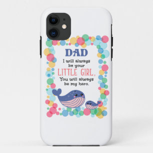 Case-Mate iPhone Case Mignonne Baleine Papa Je Serai Toujours Votre Peti