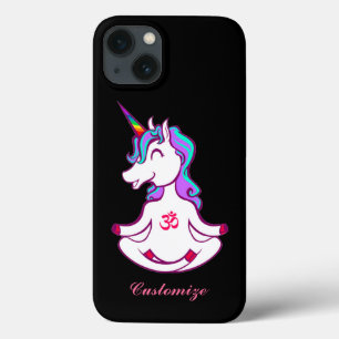 Case-Mate iPhone Case Mignonne Bébé Unicorn Zen Yoga Lotus Méditation