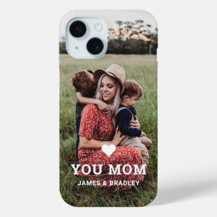Coque Case-Mate iPhone Mignonne COEUR T'AIME MÈRE Fête des Mères Photo
