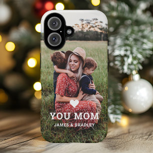 Coque Pour iPhone 16 Mignonne COEUR T'AIME MÈRE Fête des Mères Photo