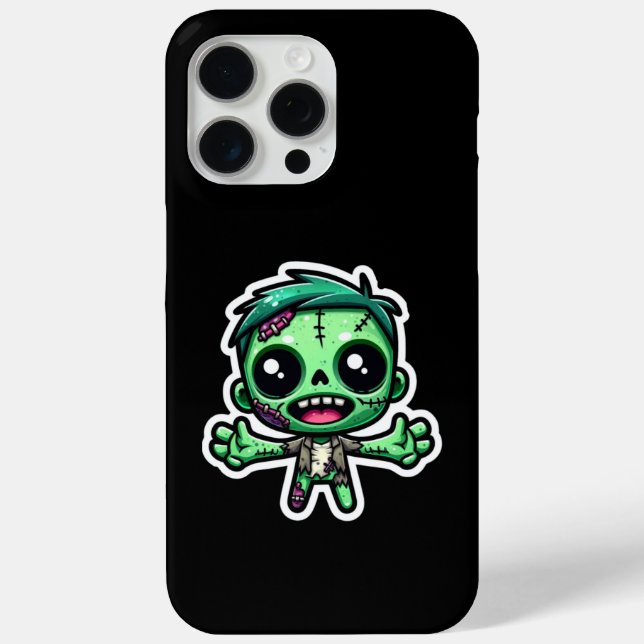 Coques Case-Mate iPhone Mignonne, drôle de zombie (Verso)