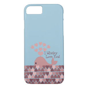 Coque iPhone 7 Mignonne I whaley Love You! design