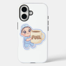 Mignonne infirmière chibi géante café carburant