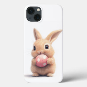 Case-Mate iPhone Case Mignonne lapin avec boite de téléphone Oeuf de Pâq