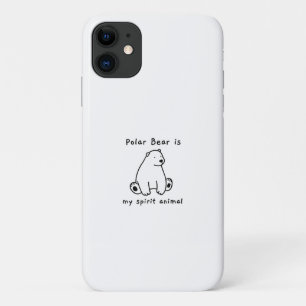 Case-Mate iPhone Case Mignonne Ours Polaire Est Mon Esprit Ours Animal O