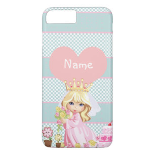 Coque iPhone 8 Plus/7 Plus Mignonne princesse enfant - si kawaii