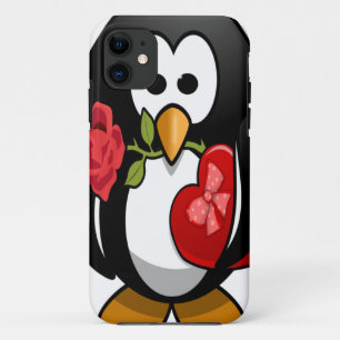 Coque Case-Mate iPhone Mignonne Saint Valentin Pingouin Drôle Drôle Carto