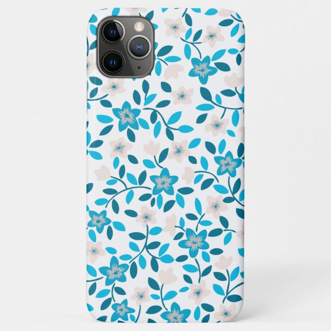 Coques Case-Mate iPhone Mignons motifs de fleurs de printemps sans couture (Dos)