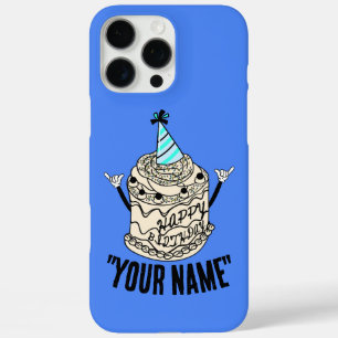 Coque iPhone 16 Pro Max Mikitiez Anniversaire des mèmes fête joyeuse créme