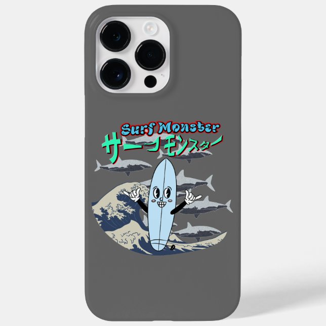 Coques Case-Mate iPhone Mikitiez surf windsurf monster menthe japonaise (Verso)