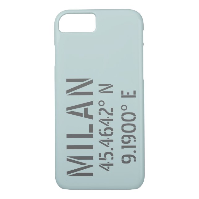 Coques Case-Mate iPhone Milan Latitude Longitude (Dos)