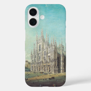 Coque Pour iPhone 16 Milan Piazza du Duomo années 1850 par Carlo Bossol