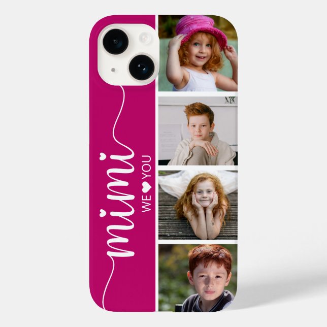 Coques Case-Mate iPhone Mimi 4 Photo (Verso)