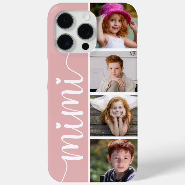 Coques Case-Mate iPhone Mimi 4 Photo (Verso)