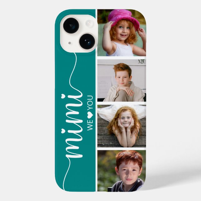 Coques Case-Mate iPhone Mimi 4 Photo (Verso)