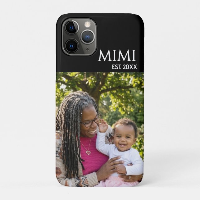 Coques Case-Mate iPhone Mimi a établi la photo classique de grand-mère ave (Dos)