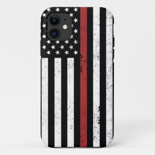 Case-Mate iPhone Case Mince Red Line USA Drapeau Pompier Service d'incen
