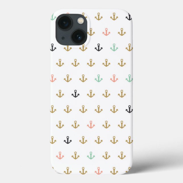 Coques Case-Mate iPhone Mini Anchor Pattern (Verso)
