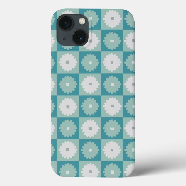 Coques Case-Mate iPhone Mini boîtier iPad à fleurs géométriques moderne du (Verso)
