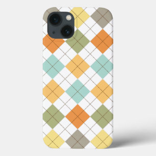 Etui iPhone 13 Mini boîtier Motif Retro Diamond